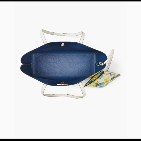 NWT Kate Spade All day Floral Medley Latge Tote with wristlet and dust bag - Picture 7 of 13